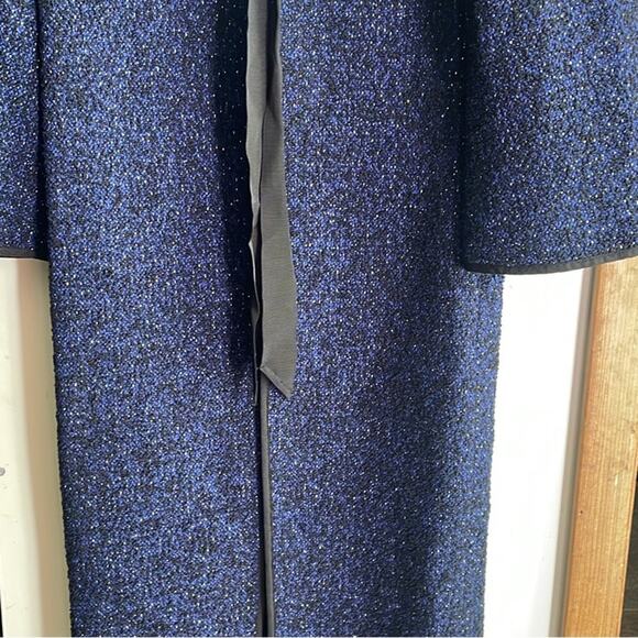 Hill House The Lou Lou Duster Jacket Midnight Tweed - Picture 8 of 13